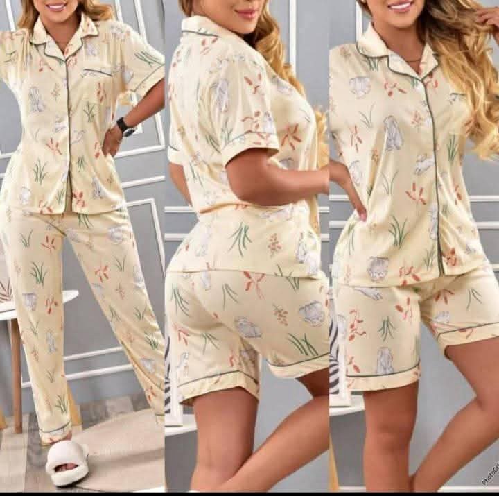 2 PIJAMAS TRES PIEZAS BOTONES POR $110.000 (TALLA UNICA S,M) + ENVIO GRATIS