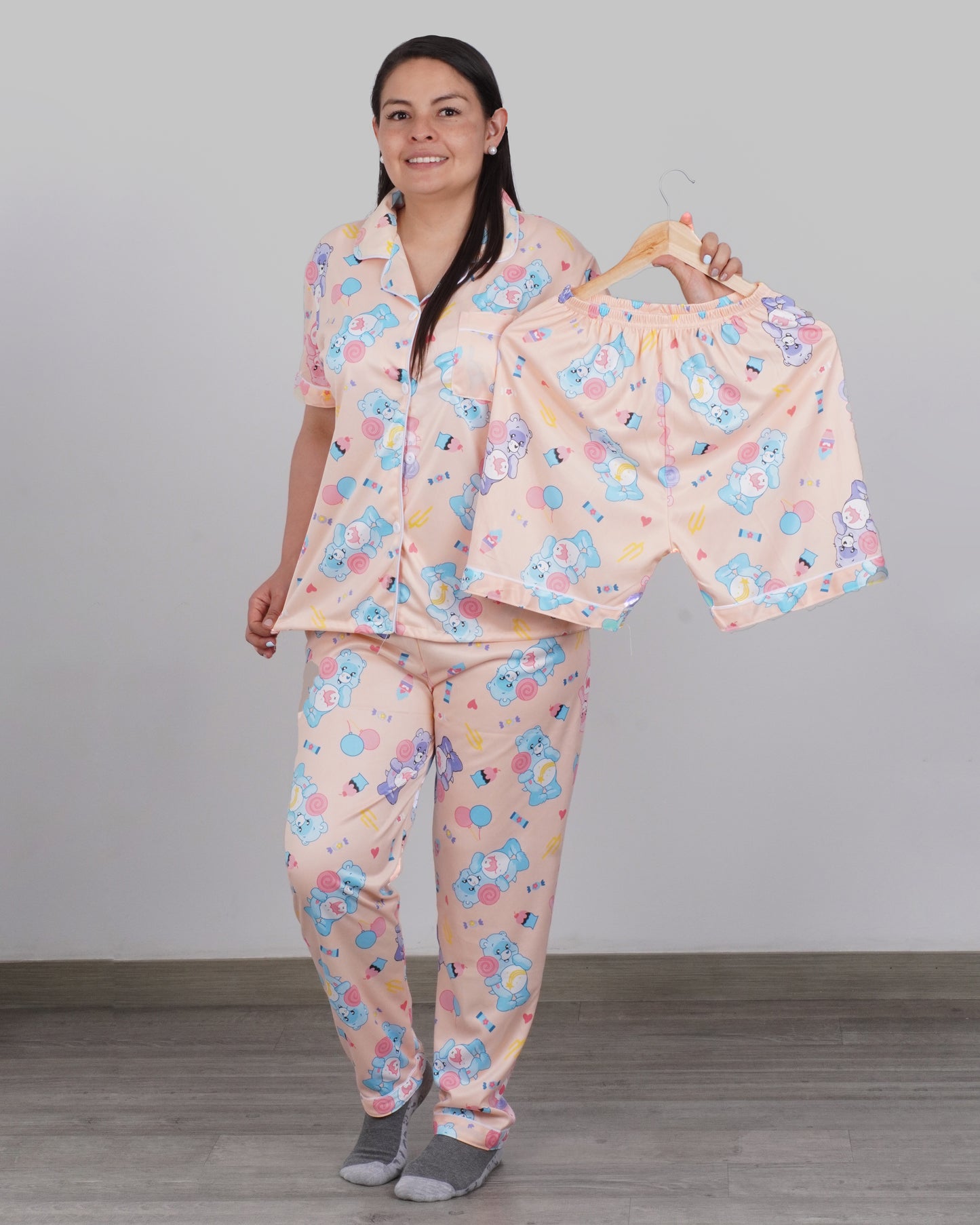 2 PIJAMAS TRES PIEZAS BOTONES POR $110.000 (TALLA UNICA S,M) + ENVIO GRATIS