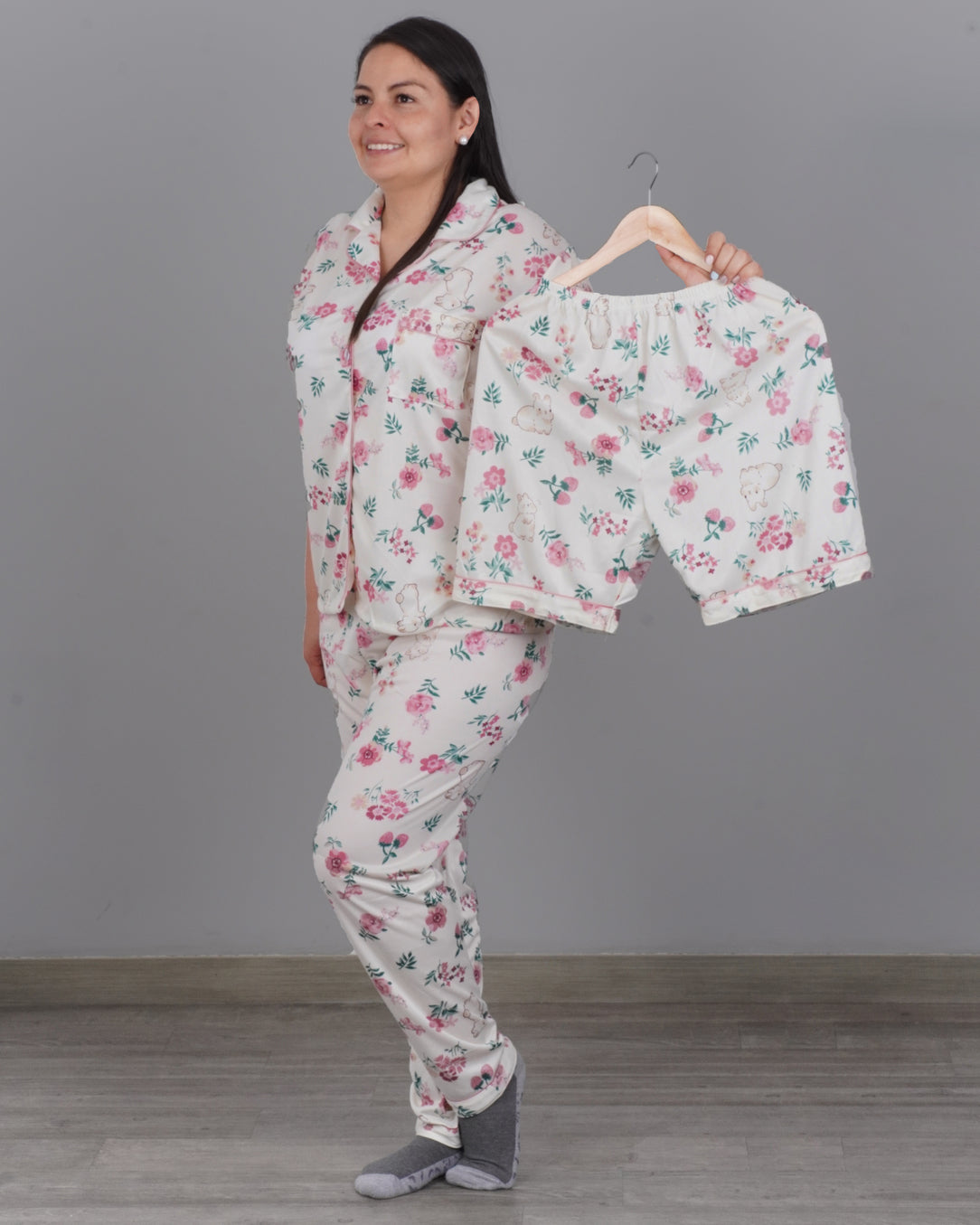 2 PIJAMAS TRES PIEZAS BOTONES POR $110.000 (TALLA UNICA S,M) + ENVIO GRATIS