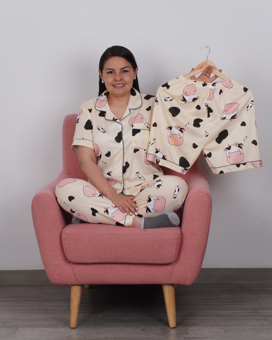 2 PIJAMAS TRES PIEZAS BOTONES POR $110.000 (TALLA UNICA S,M) + ENVIO GRATIS